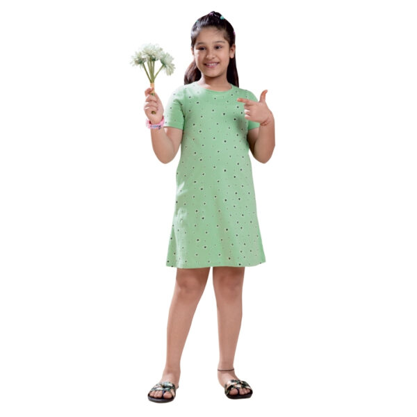 Nila Girls Long Top with Pocket - Image 3